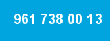 961 738 00 13 961 738 00 13